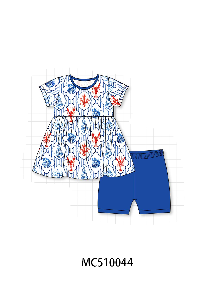 Blue lobster bamboo collection