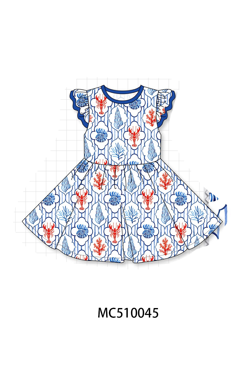 Blue lobster bamboo collection