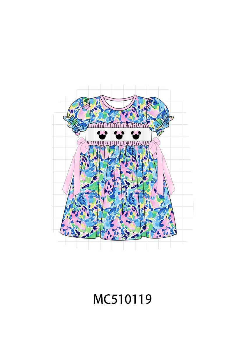 Pink character smocked collection