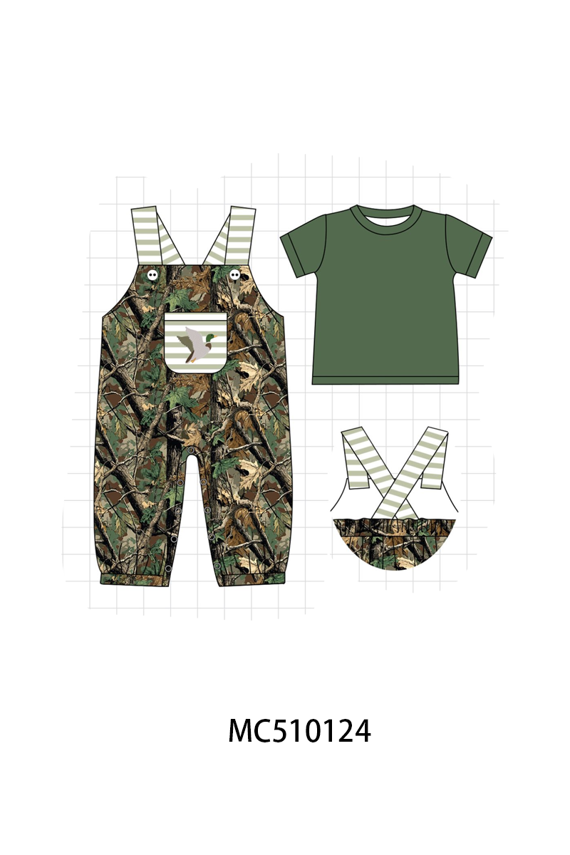 Camo duck embroidery collection