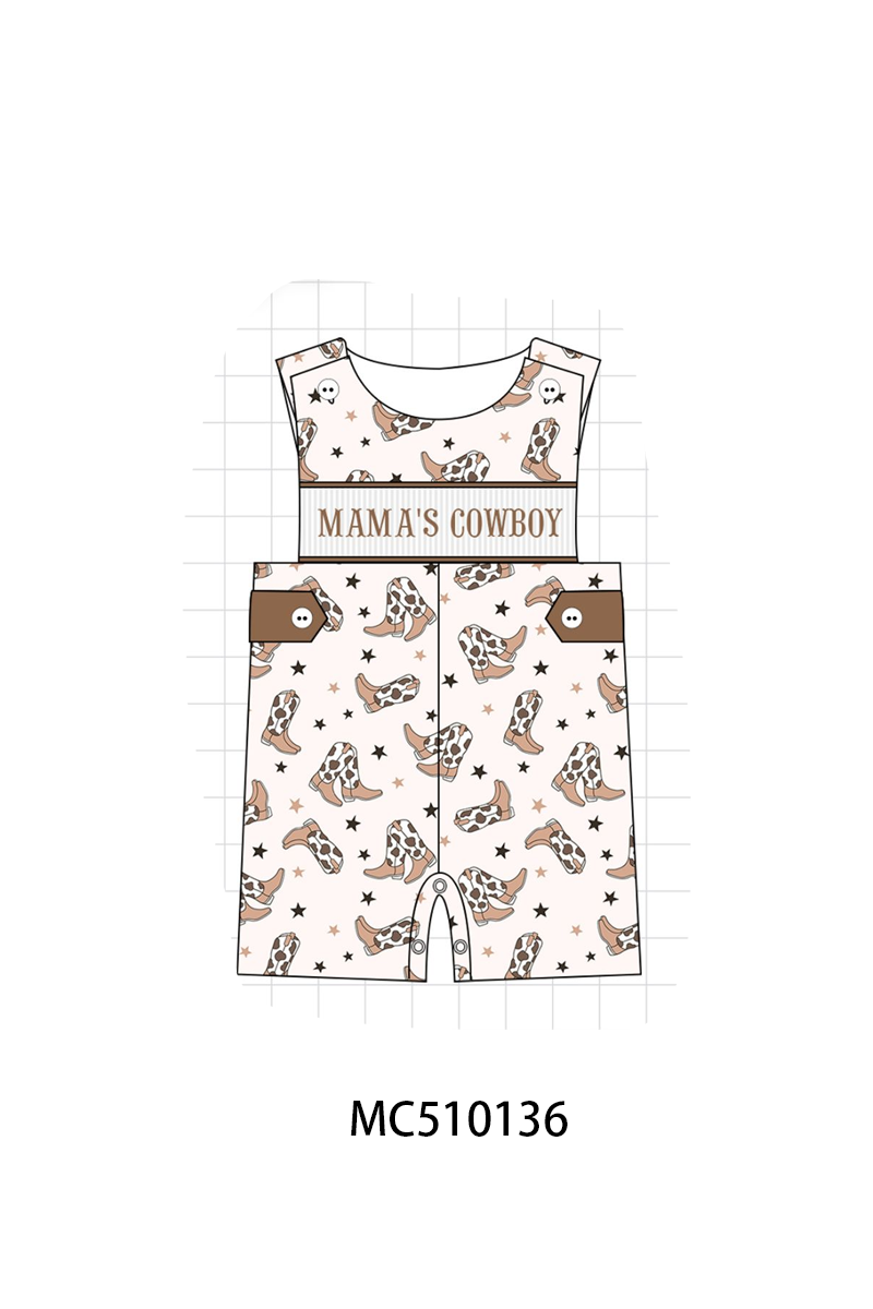 Western cowboy boots smocked collection 1