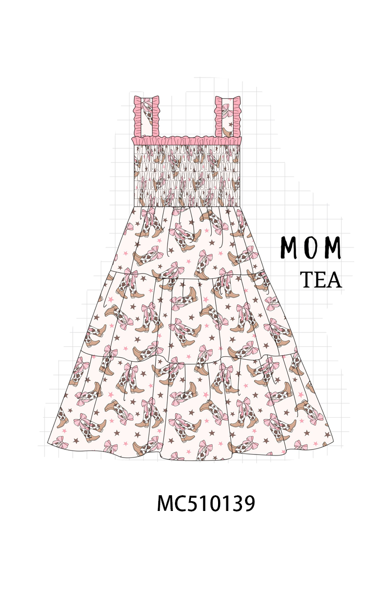 Western cowboy boots smocked collection 1