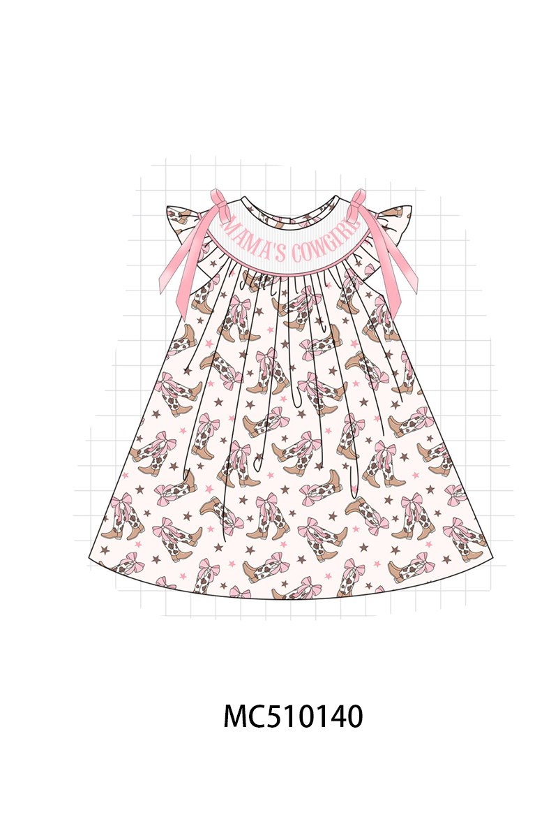 Western cowboy boots smocked collection 1