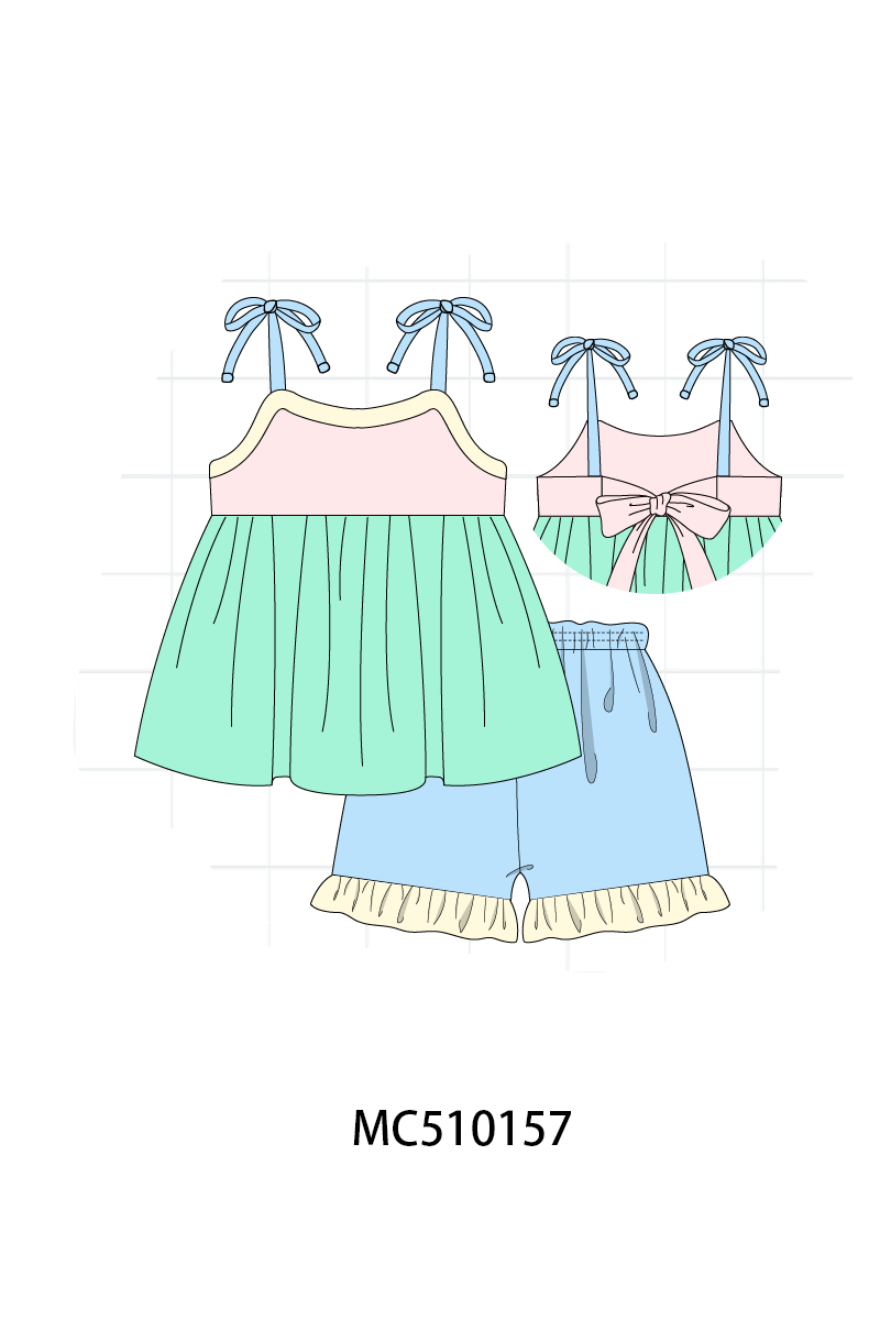Color blocks ruffle collection 1