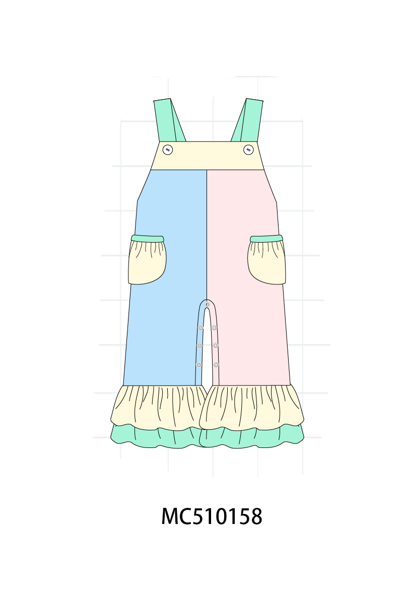 Color blocks ruffle collection 1