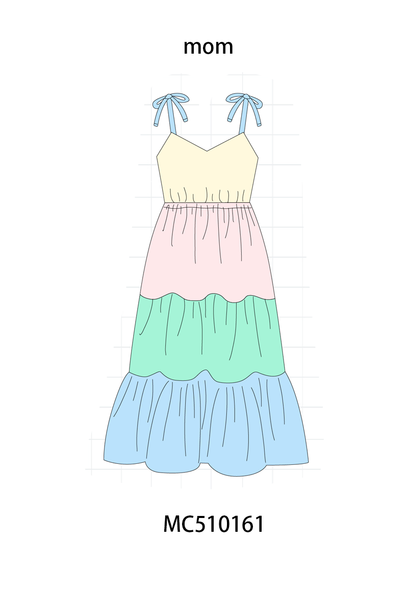 Color blocks ruffle collection 1