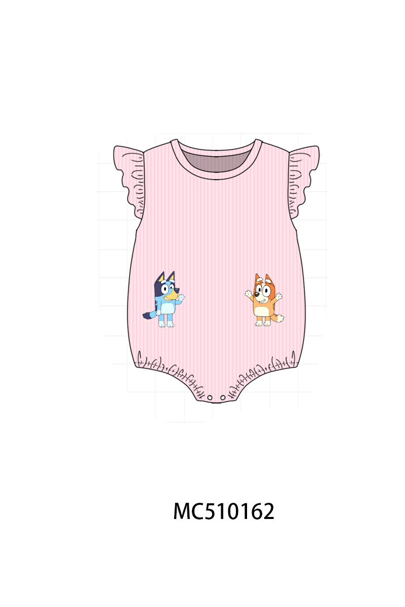 Pink&blue character applique collection