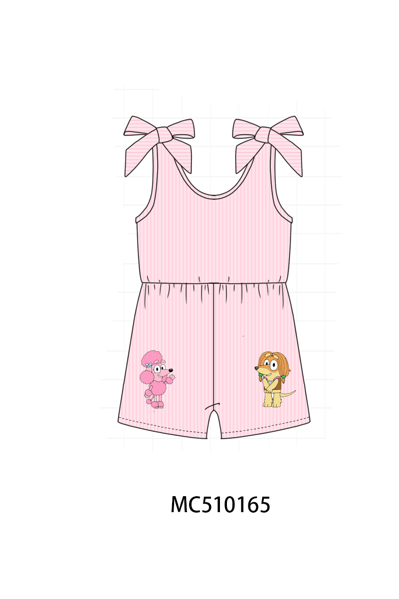Pink&blue character applique collection
