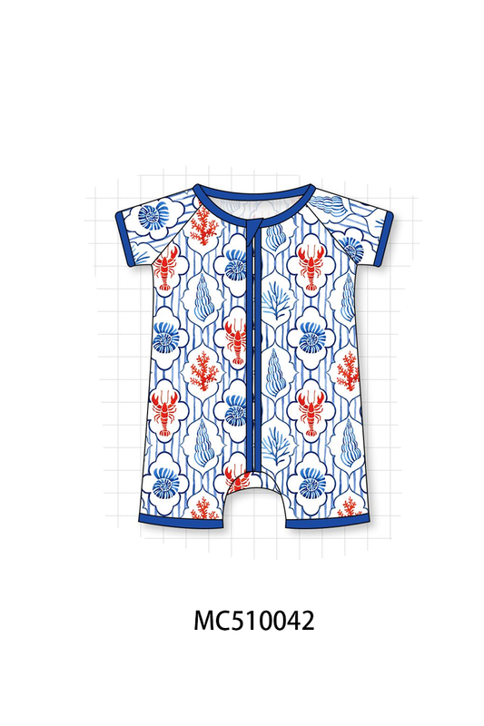 Blue lobster bamboo collection