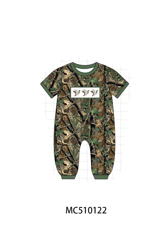 Camo duck embroidery collection